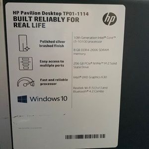 Selling a HP Pavilion desktop TP01-1114